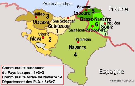The Seven Basque Regions