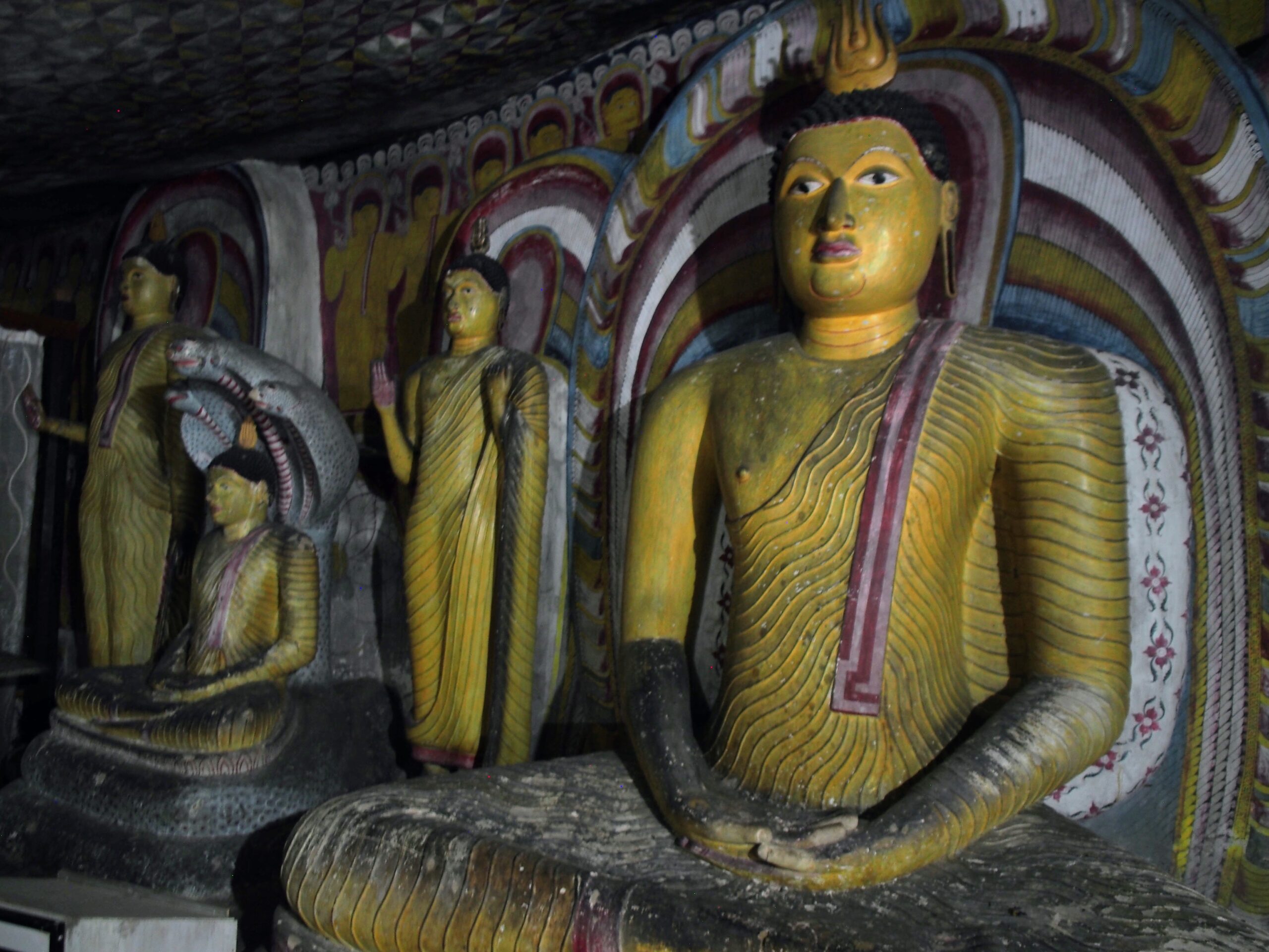 Buddhist statues at the Cave Temple