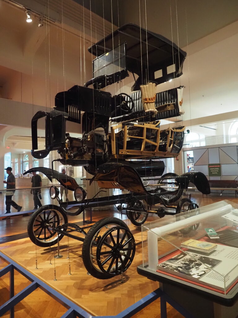 Disassembled Model T Ford. Detroit. Photo Marjie Courtis