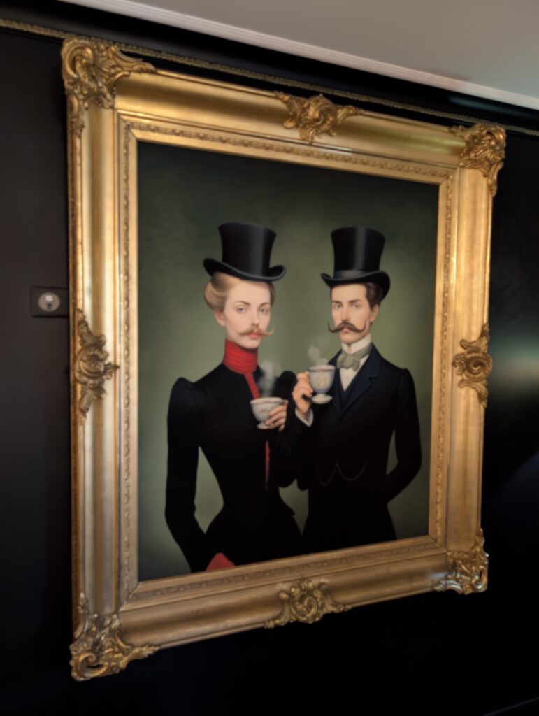 Celebrating the moustache at La Tasse de Moustache