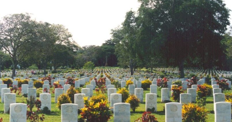 Bomana War Cemetery, PNG, 1992 Photo Wilbur Courtis DFC